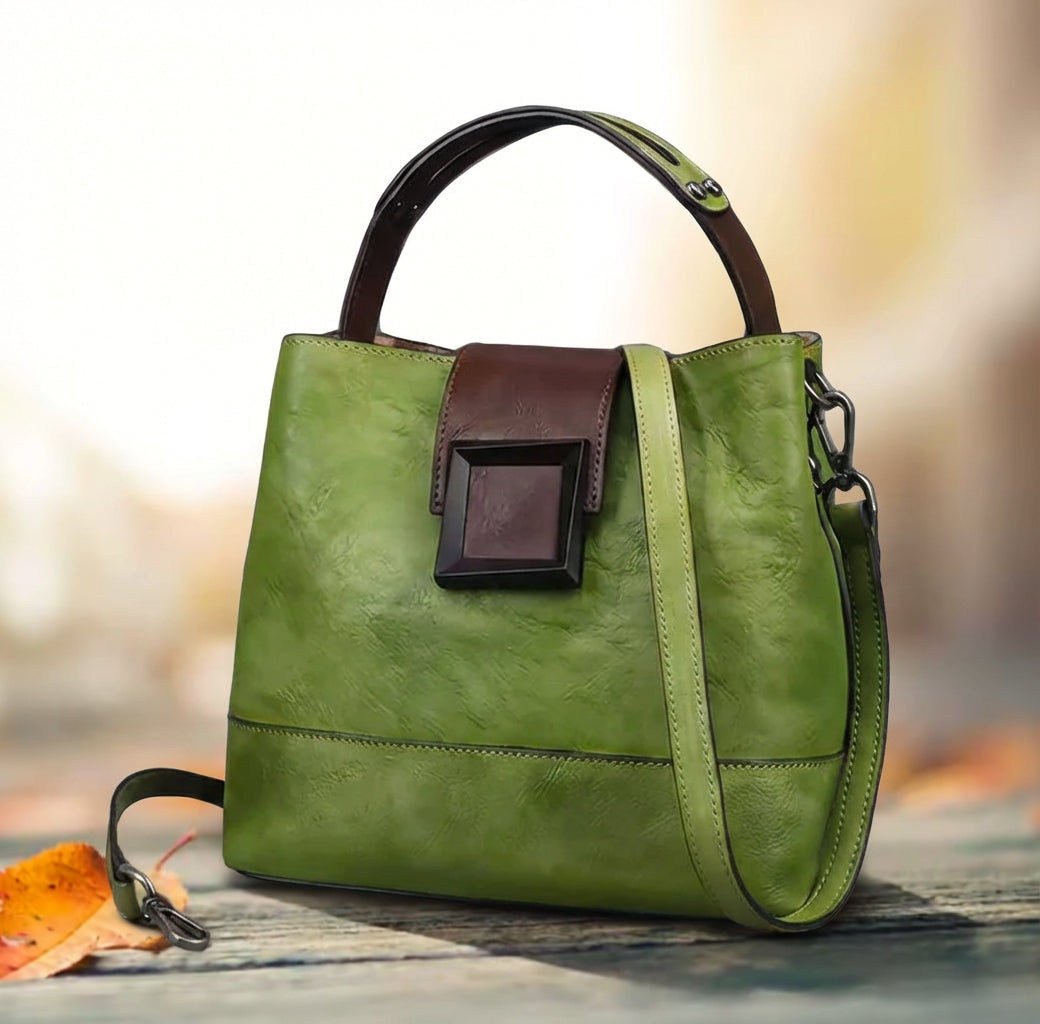 Genuine Leather Crossbody Bag