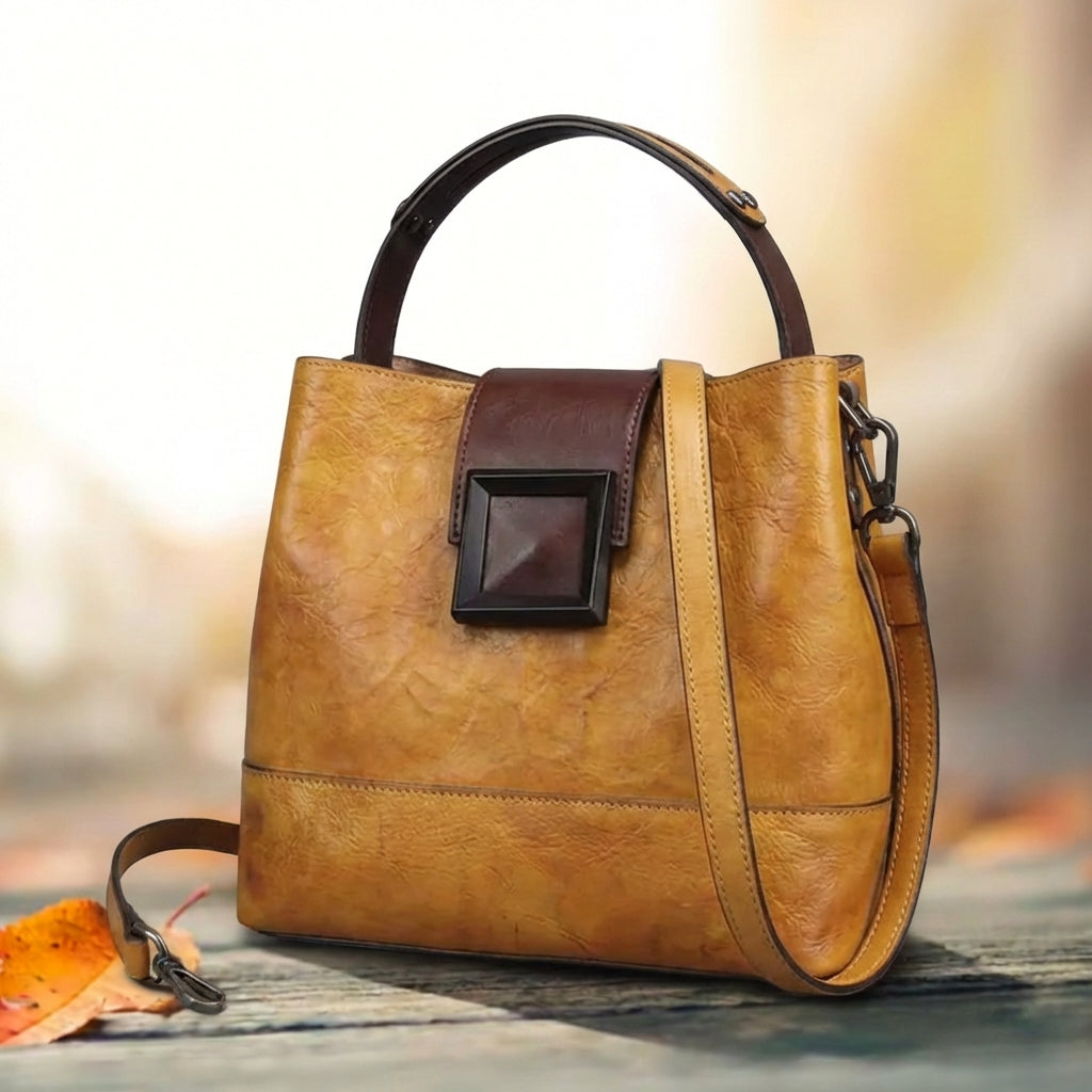 Genuine Leather Crossbody Bag