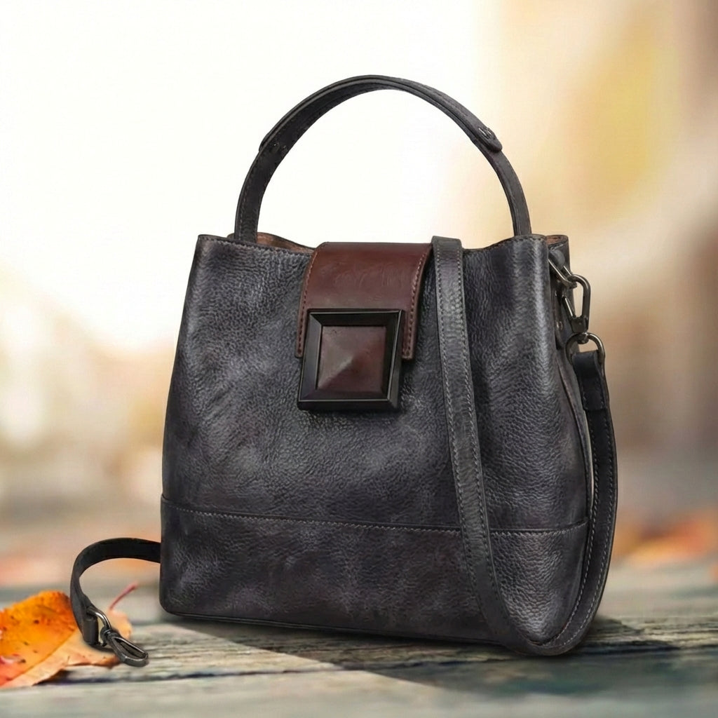 Genuine Leather Crossbody Bag