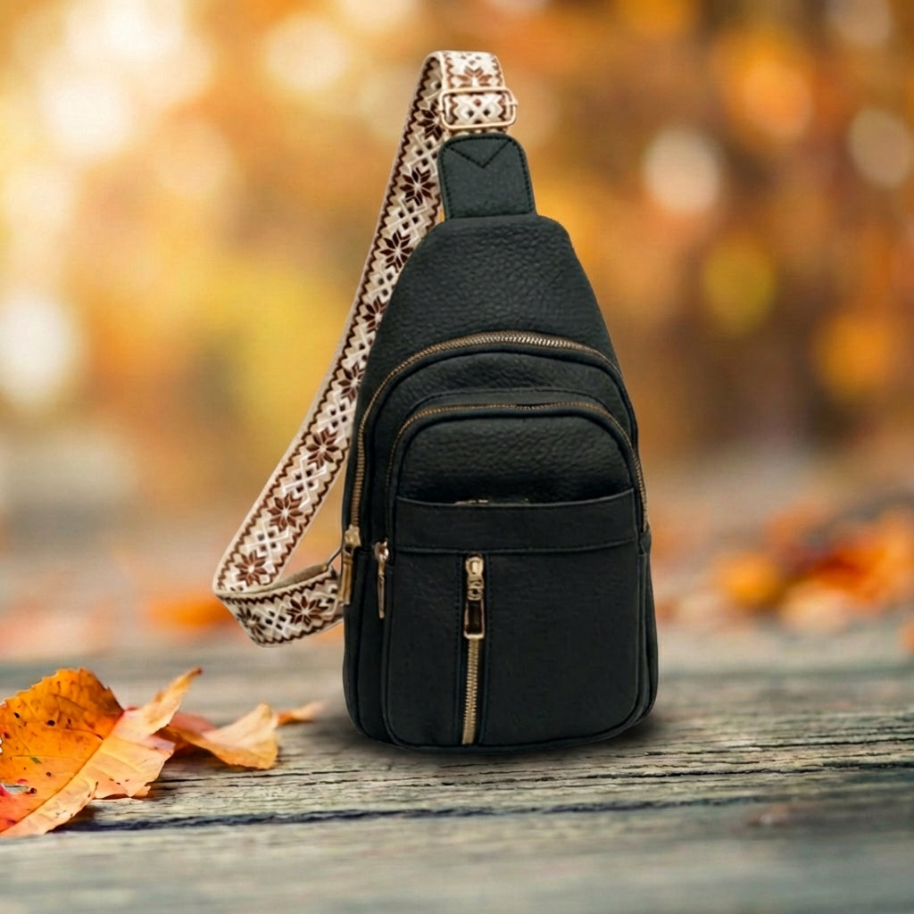 Genuine Leather Crossbody Bag