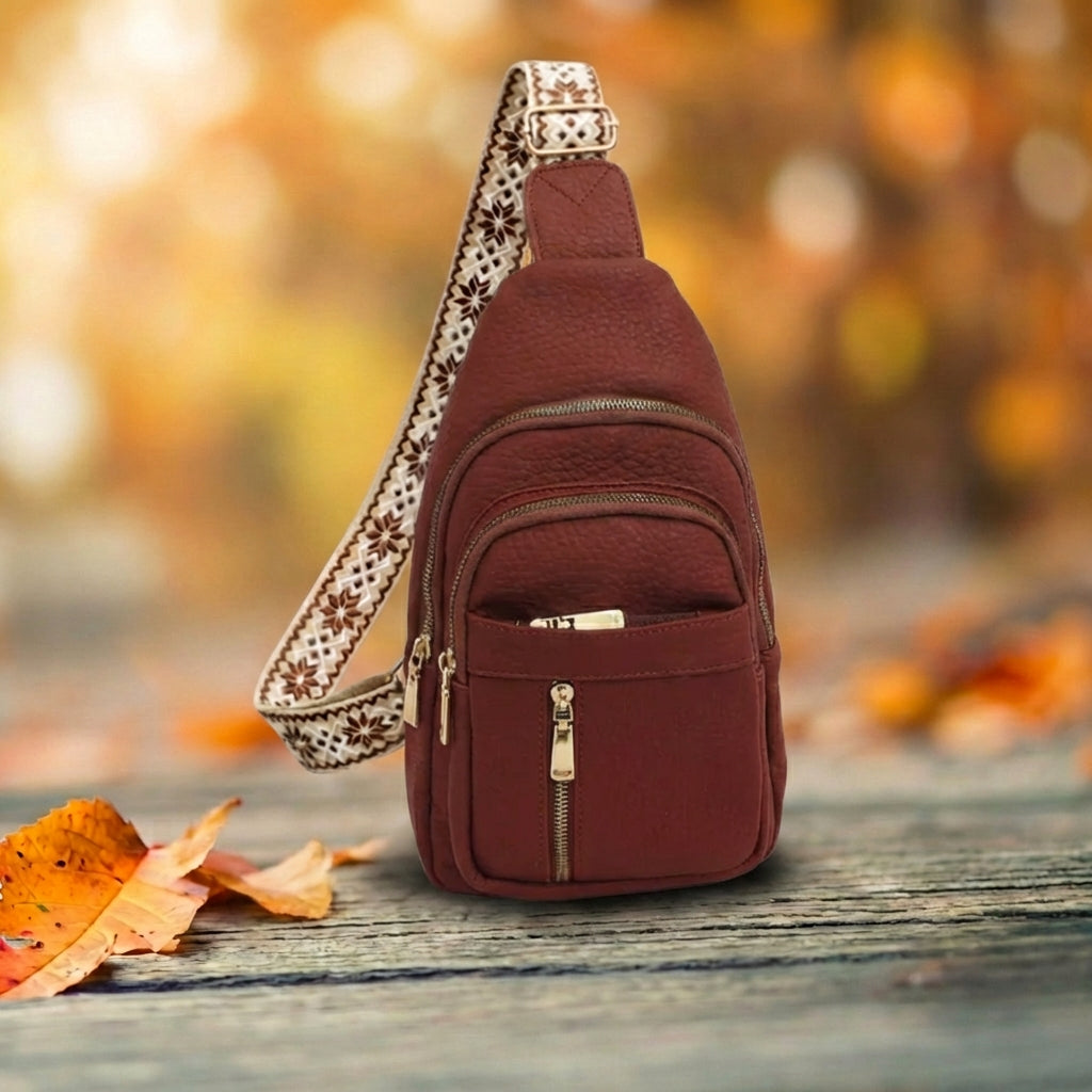 Genuine Leather Crossbody Bag