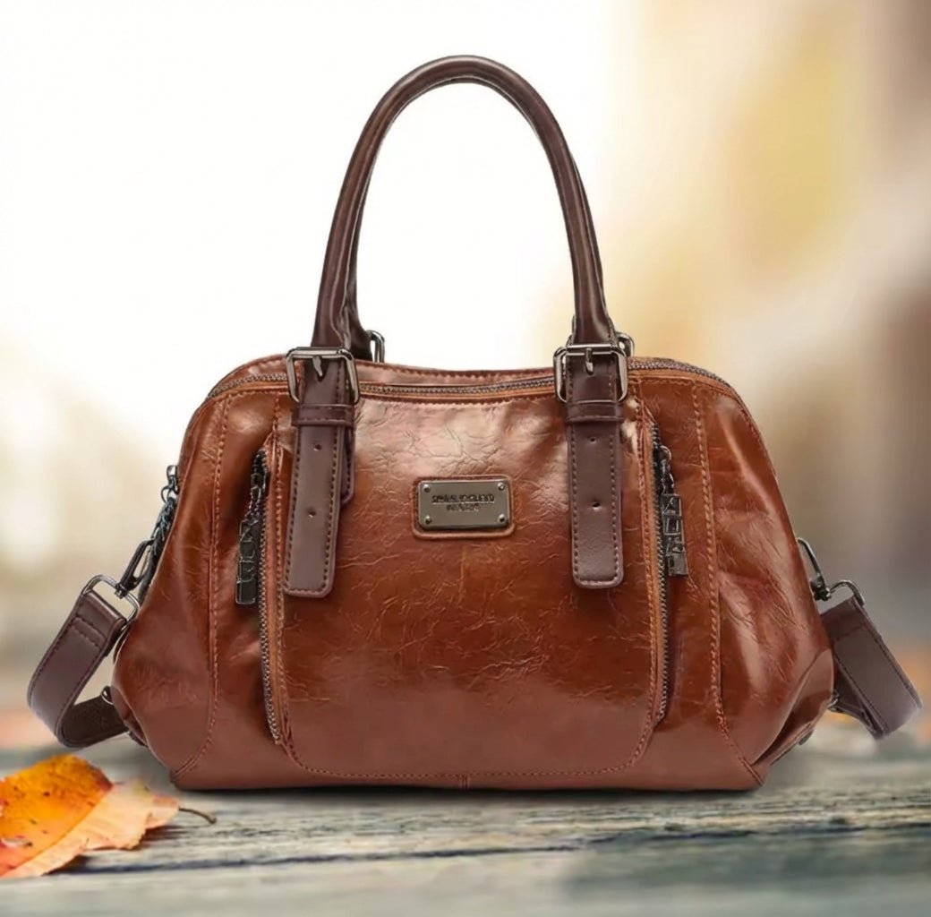 Genuine Leather Crossbody Bag