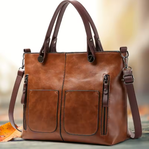 Genuine Leather Tote